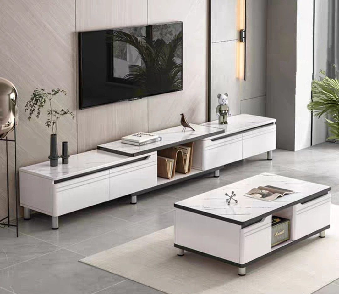 SaQ Extendable TV Console | Onlookers Art