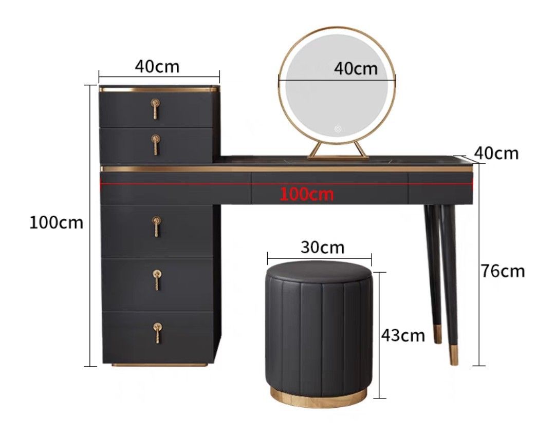 SaSa Vanity Dressing Table