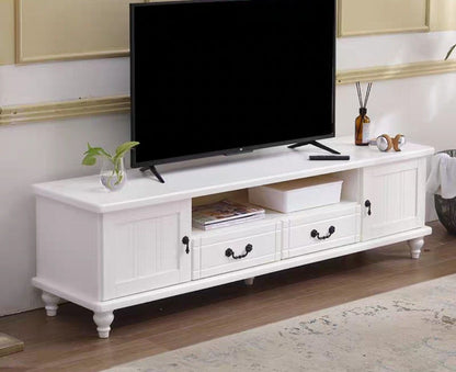 SNoW whiTe TV Console