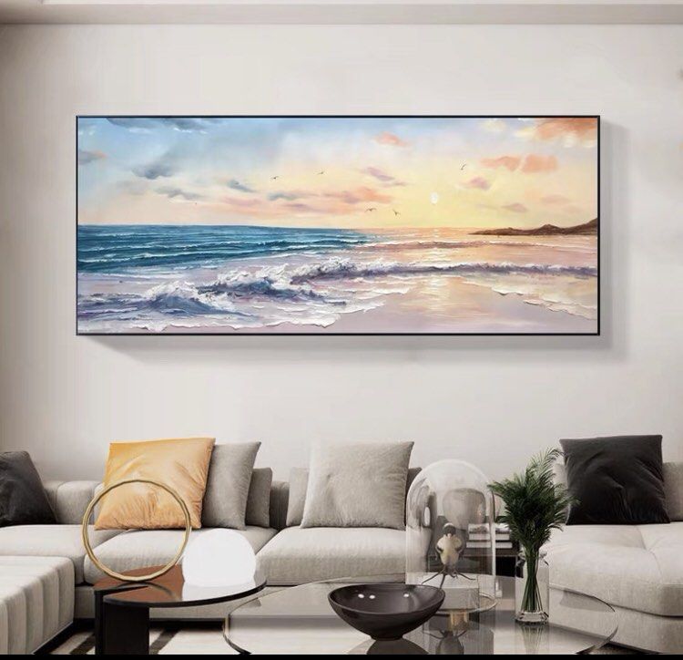 SunseT sOnaTac Oil painting | Onlookers Art