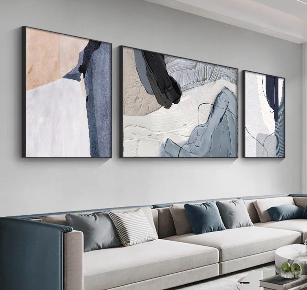 Onlookers Art | Oil Painting | TrIpLe Abstract Oil Painting