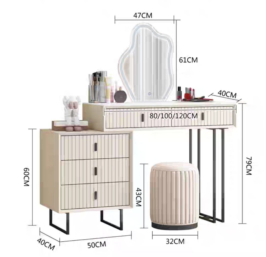 VellO Vanity Dressing Table